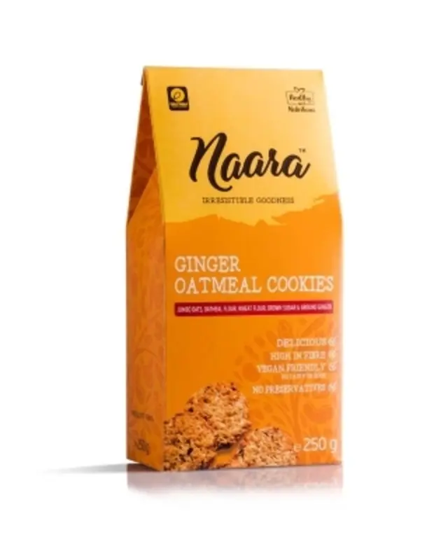 Naara Oatmeal Ginger Cookies 35Gm